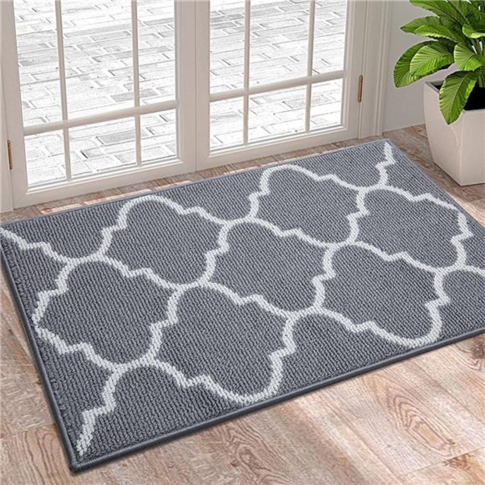 20x32, Non-Slip Absorbent Resist Dirt Entrance Rug, Machine Washable Low-Profile